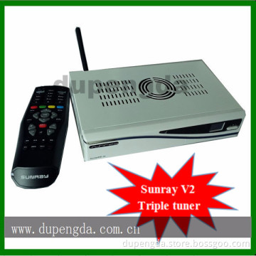 Sunray Sr4 SIM210&A8p with WiFi Triple Tuner Satellite Receiver
